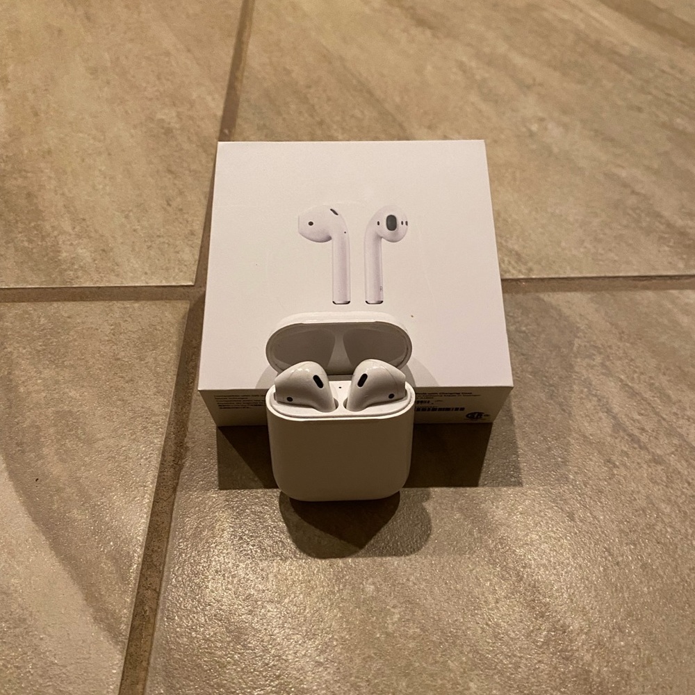 Like new airpods with case everything works perfectly, just prefer over ear